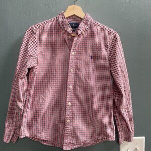 Boys Ralph Lauren Button Down Shirt Large 14-16 EUC